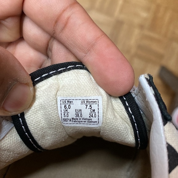 Vans Old Skool Checkerboard “Black Cream White” - Picture 14 of 14